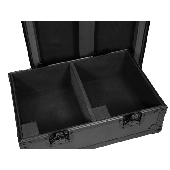 ROADINGER Flightcase 2x NSF-100 - Custodia Professionale per Casse con Imbottitura e Serrature di Sicurezza
