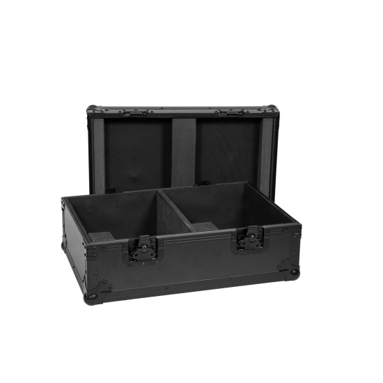 ROADINGER Flightcase 2x NSF-100 - Custodia Professionale per Casse con Imbottitura e Serrature di Sicurezza