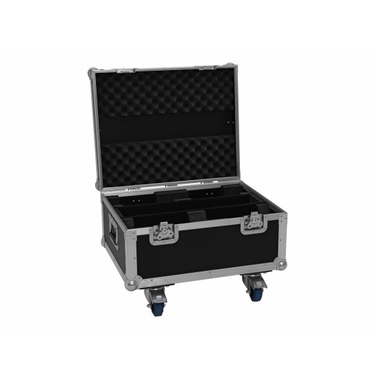 ROADINGER Flightcase Professionale per Proiettori LED CLS-9 QCL RGB/WW 9x7W con Ruote