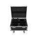 ROADINGER Flightcase Professionale per Proiettori LED CLS-9 QCL RGB/WW 9x7W con Ruote