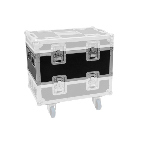 Flightcase ROADINGER per 8x SILENT PAR 6 QCL FLOOR - Custodia Professionale in Legno Multistrato