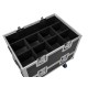 Flightcase ROADINGER per 8x SILENT PAR 6 QCL FLOOR - Custodia Professionale in Legno Multistrato