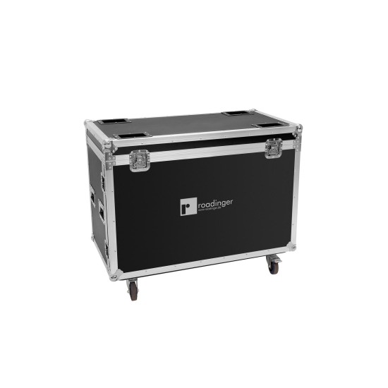 ROADINGER Flightcase per 2 IP PLH/PLB 420 con Ruote Girevoli e Vano Accessori