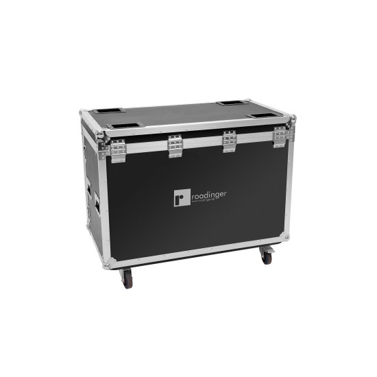 ROADINGER Flightcase per 2 IP PLH/PLB 420 con Ruote Girevoli e Vano Accessori