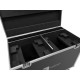 ROADINGER Flightcase per 2 IP PLH/PLB 420 con Ruote Girevoli e Vano Accessori