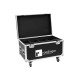 ROADINGER Flightcase per 4x LED IP Atmo Blinder 9 con Ruote e Imbottitura Schiuma