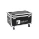 ROADINGER Flightcase per 4x LED IP Atmo Blinder 9 con Ruote e Imbottitura Schiuma