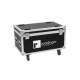 ROADINGER Flightcase per 4x LED IP Atmo Blinder 9 con Ruote e Imbottitura Schiuma