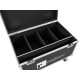 ROADINGER Flightcase per 4x LED IP Atmo Blinder 9 con Ruote e Imbottitura Schiuma