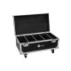 ROADINGER Flightcase Professionale con Ruote per 4x LED PLL-384, Custodia Antiurto
