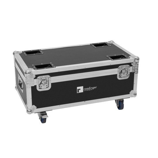 ROADINGER Flightcase Professionale con Ruote per 4x LED PLL-384, Custodia Antiurto