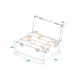 ROADINGER Flightcase PRO per 4x LED PMB-8 COB QCL - Custodia Protettiva Alta Qualità