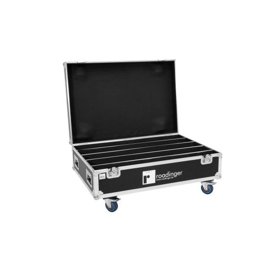 ROADINGER Flightcase Professionale con Ruote per 4x LED IP Atmo Bar 10