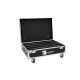 ROADINGER Flightcase Professionale con Ruote per 4x LED IP Atmo Bar 10