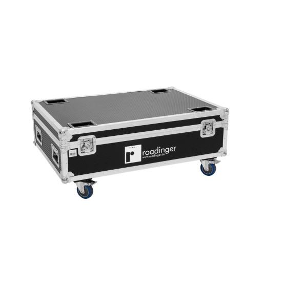 ROADINGER Flightcase Professionale con Ruote per 4x LED IP Atmo Bar 10