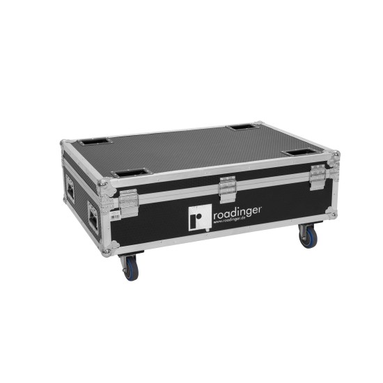 ROADINGER Flightcase Professionale con Ruote per 4x LED IP Atmo Bar 10