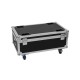 Flightcase ROADINGER per 4 LED CLS-18 QCL RGB/WW con Ruote Girevoli