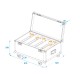 Flightcase ROADINGER per 4 LED CLS-18 QCL RGB/WW con Ruote Girevoli