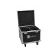 ROADINGER Flightcase Professionale con Ruote per 2 EYE-1940 - Custodia Imbottita con Vani Accessori