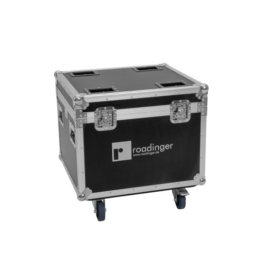 ROADINGER Flightcase Professionale con Ruote per 2 EYE-1940 - Custodia Imbottita con Vani Accessori