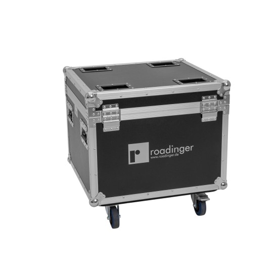 ROADINGER Flightcase Professionale con Ruote per 2 EYE-1940 - Custodia Imbottita con Vani Accessori