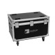 ROADINGER Flightcase Professionale per 4 EYE-740 MK2 con Ruote Girevoli e Vano Accessori