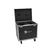 ROADINGER Flightcase Professionale per 2 DMH-380 con Ruote Girevoli e Vano Accessori