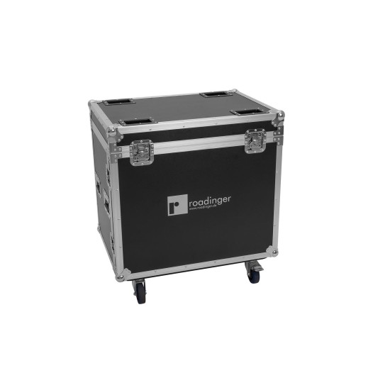 ROADINGER Flightcase Professionale per 2 DMH-380 con Ruote Girevoli e Vano Accessori