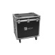 ROADINGER Flightcase Professionale per 2 DMH-380 con Ruote Girevoli e Vano Accessori