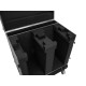 ROADINGER Flightcase Professionale per 2 DMH-380 con Ruote Girevoli e Vano Accessori