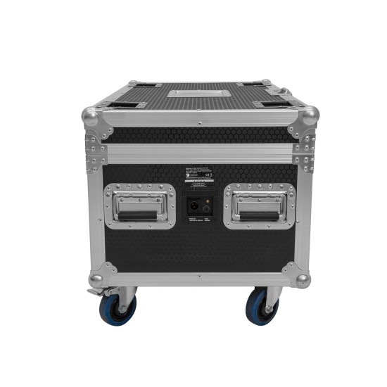 ROADINGER Flightcase Ricaricabile per 4 AKKU Multiflood IP 8x10W RGBW Wash CRMX