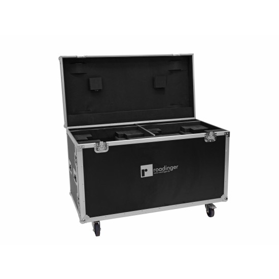 Flightcase ROADINGER 2x DMH-640 con Ruote Girevoli - Custodia Protettiva per Attrezzature