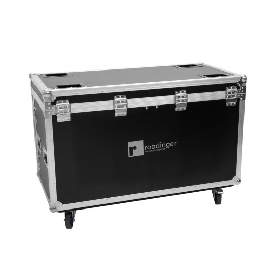 Flightcase ROADINGER 2x DMH-640 con Ruote Girevoli - Custodia Protettiva per Attrezzature