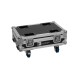 ROADINGER Flightcase 8x AKKU Spot Mini IP UP-4 QCL MK2 con Ricarica e Ruote Girevoli