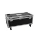 ROADINGER Flightcase per 4 Proiettori LED AKKU Multiflood IP 18x10W RGBW con Ricarica