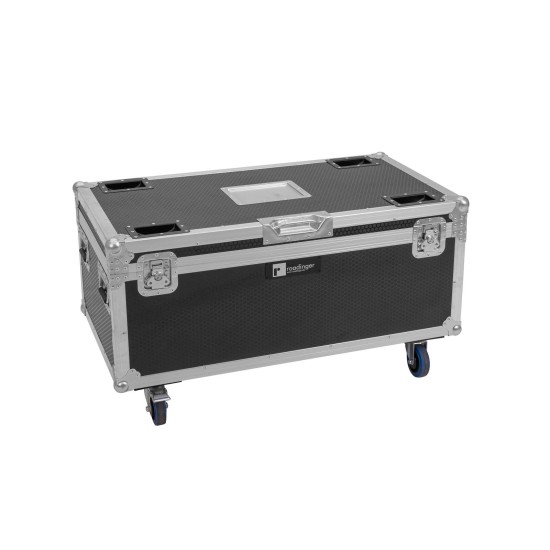ROADINGER Flightcase Professionale 4x Multiflood IP 18x10W RGBW Wash CRMX con Ruote