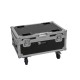 ROADINGER Flightcase con Ricarica per 6 AKKU IP TL-3 QCL Trusslight CRMX e Rotelle