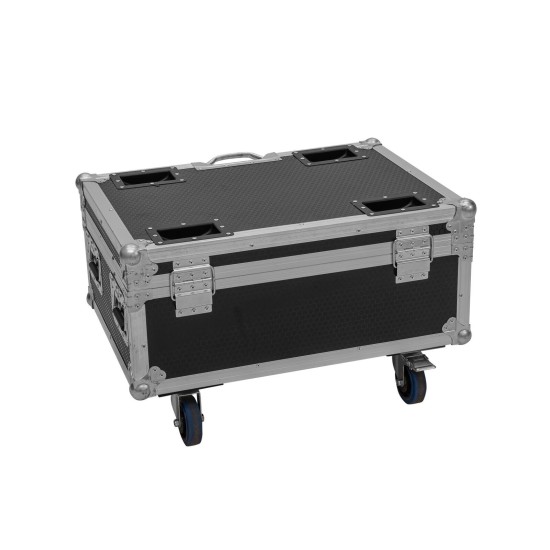 ROADINGER Flightcase con Ricarica per 6 AKKU IP TL-3 QCL Trusslight CRMX e Rotelle