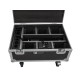 ROADINGER Flightcase con Ricarica per 6 AKKU IP TL-3 QCL Trusslight CRMX e Rotelle