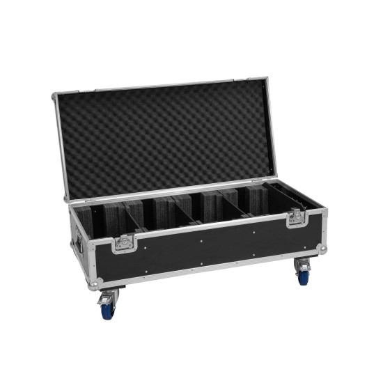 ROADINGER Flightcase Professionale con Ruote per 4 PLL-576 CW/WW