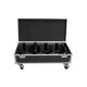 ROADINGER Flightcase Professionale con Ruote per 4 PLL-576 CW/WW
