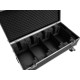 ROADINGER Flightcase Professionale con Ruote per 4 PLL-576 CW/WW