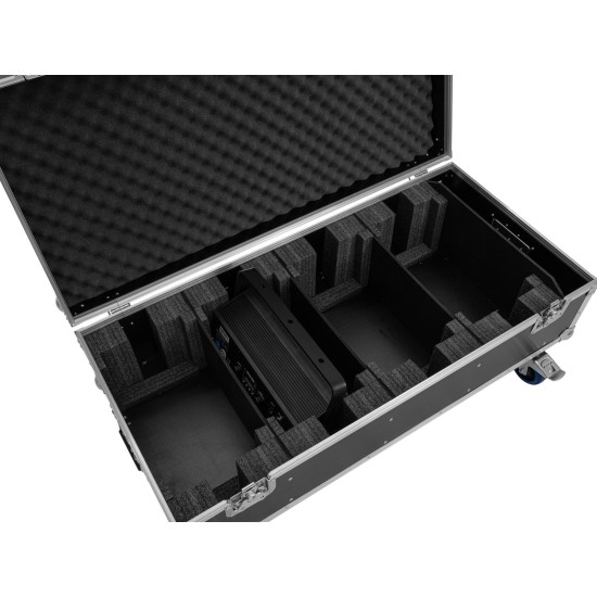 ROADINGER Flightcase Professionale con Ruote per 4 PLL-576 CW/WW