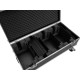 ROADINGER Flightcase Professionale con Ruote per 4 PLL-576 CW/WW