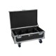 ROADINGER Flightcase Professionale per 6 AKKU UP-4 QCL Spot con Funzione di Ricarica e Ruote