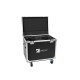 ROADINGER Flightcase Professionale per 2x DMH-190 con Ruote e Vassoi Impilabili