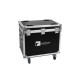 ROADINGER Flightcase Professionale per 2x DMH-190 con Ruote e Vassoi Impilabili
