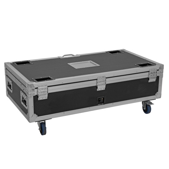 Custodia ROADINGER Flightcase per 8x AKKU IP Pixel Tube 360° PRO CRMX con ricarica e ruote