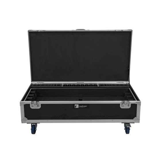 Custodia ROADINGER Flightcase per 8x AKKU IP Pixel Tube 360° PRO CRMX con ricarica e ruote