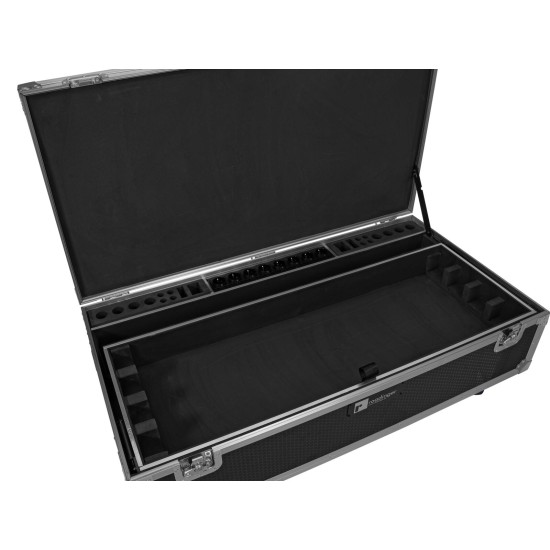 Custodia ROADINGER Flightcase per 8x AKKU IP Pixel Tube 360° PRO CRMX con ricarica e ruote